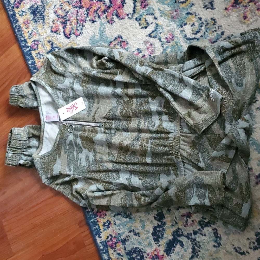 Girl's Justice Camo Jumpsuit